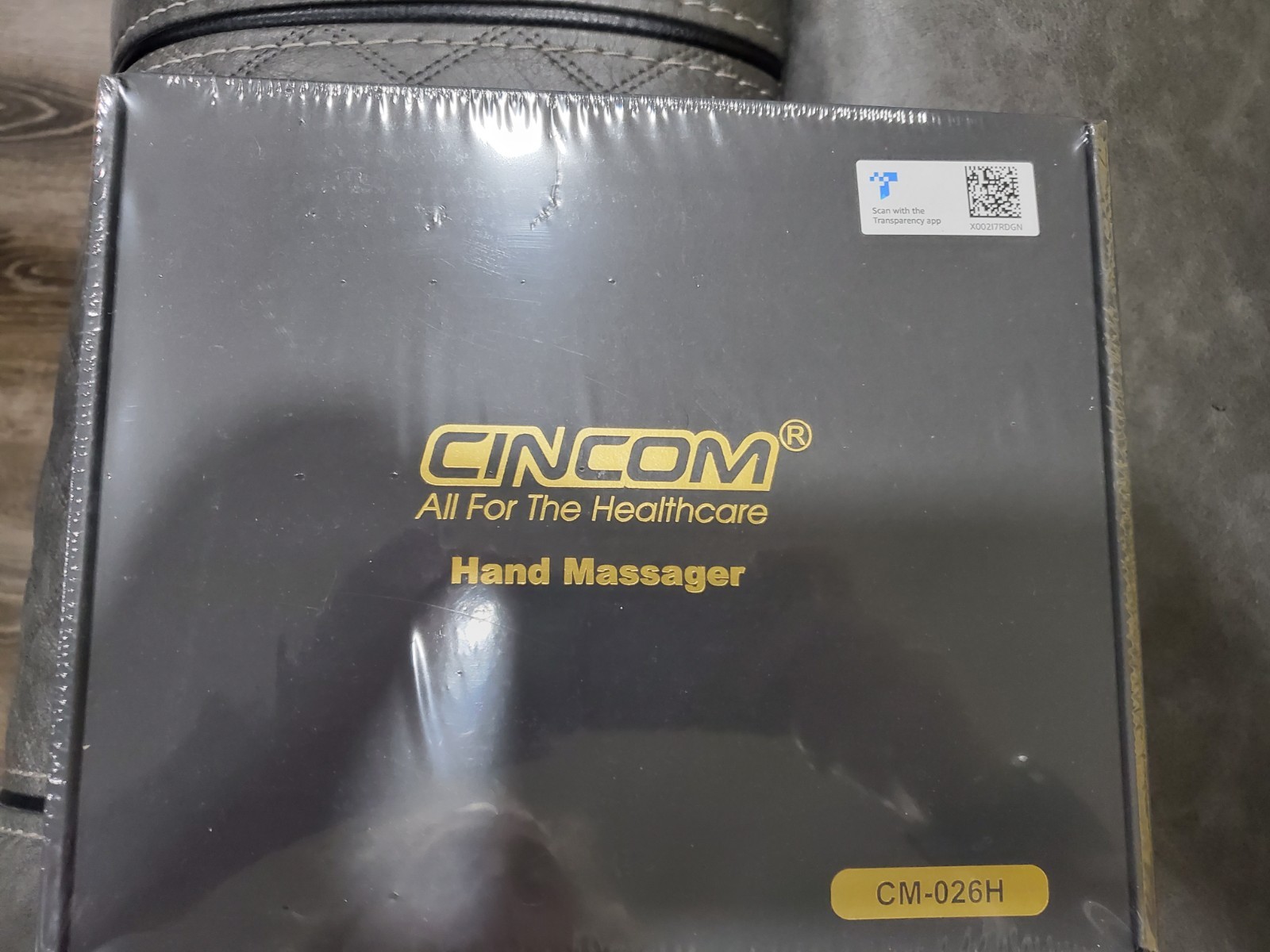 Cincom CM-026H White Handheld Rechargeable Cordless Hand Massager With Heat GDB