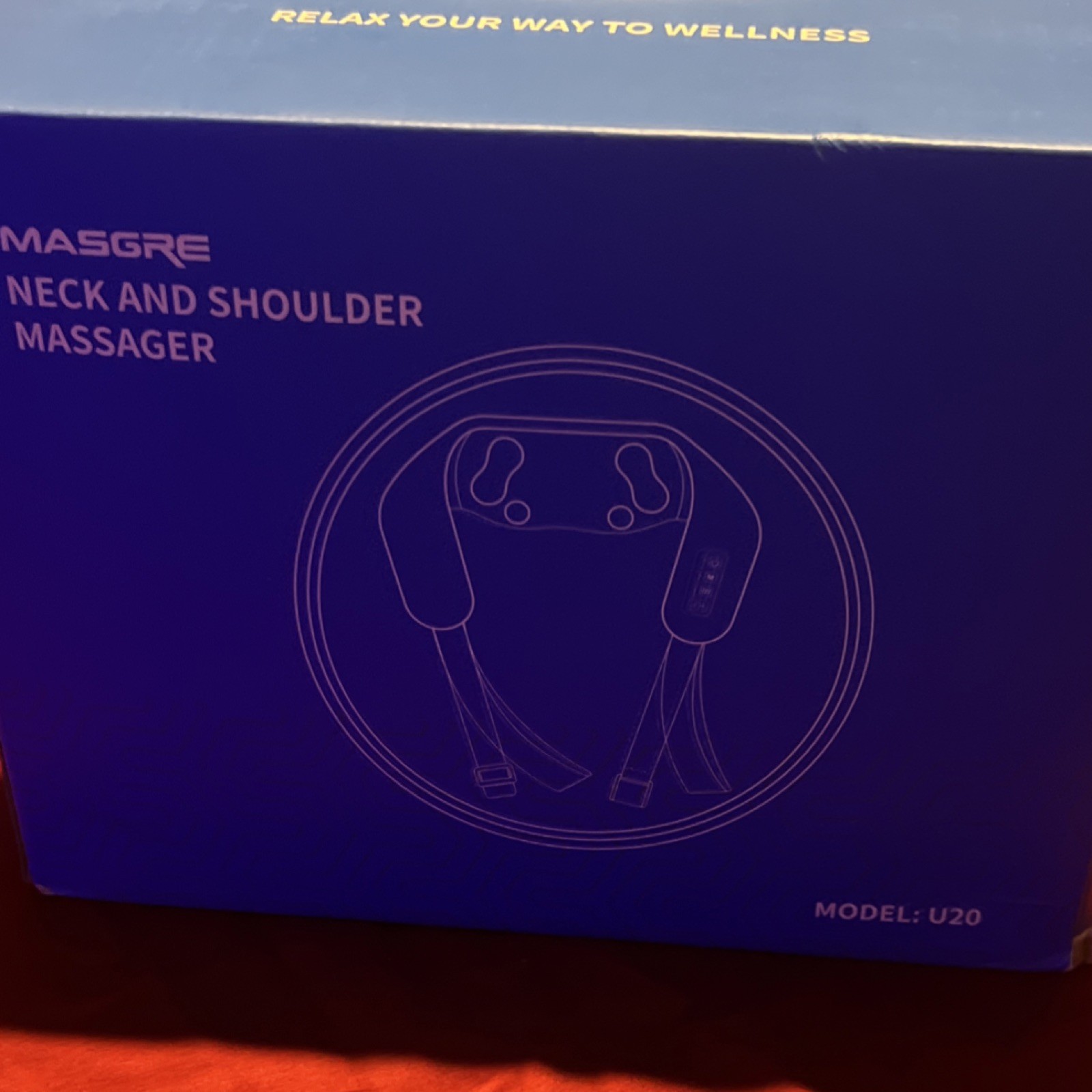 Masgre U20 Neck & Shoulder Massager Blue 7.4V Model for Neck, Shoulder