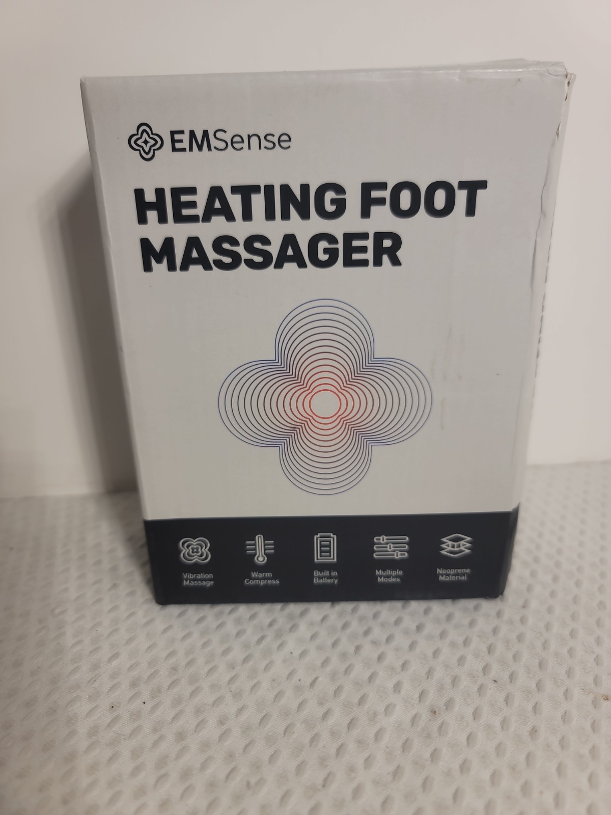 EMSense Pulsating Heat Foot & Nerve Relaxing Neuropathy Massager Therapy – New