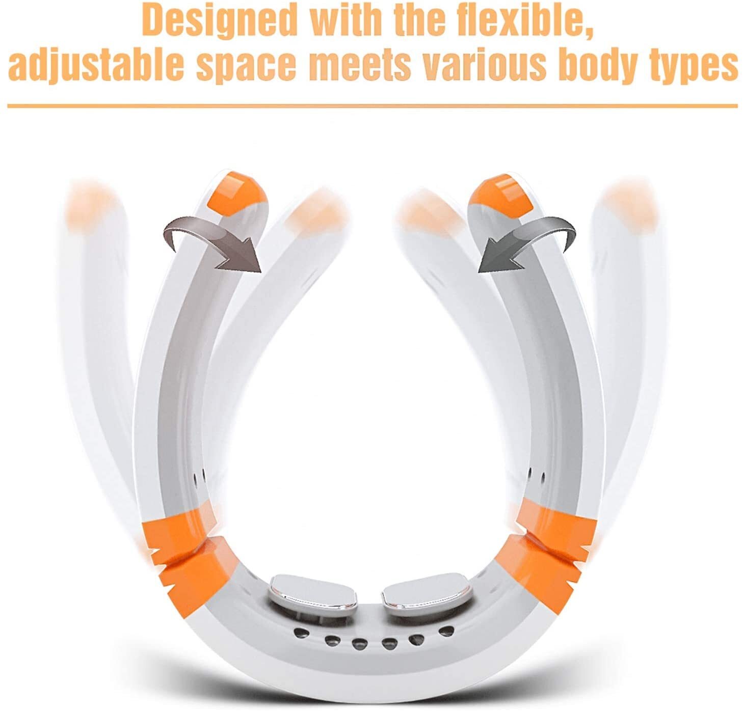 Neck Massager with Heat TENS Unit Electronic Pulse Cervical Pain Relief Remote