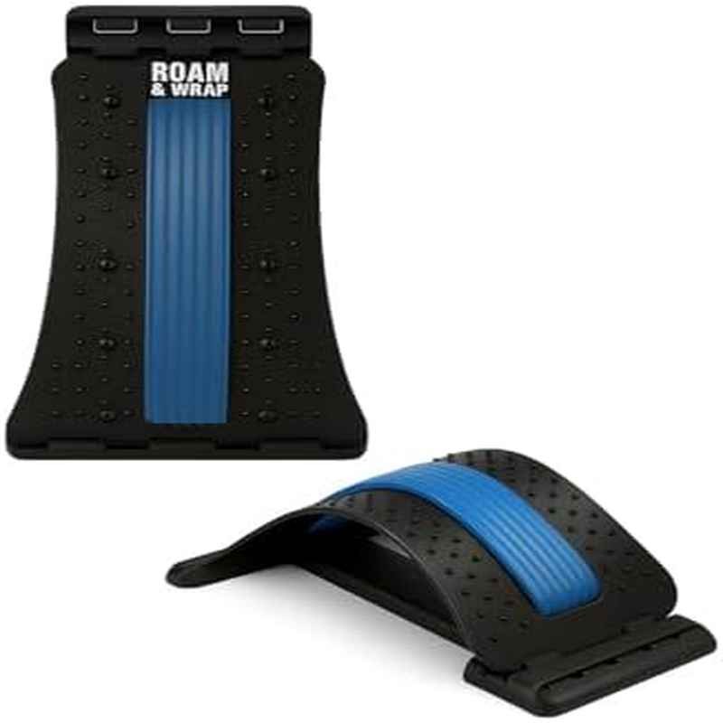 3-Level Adjustable Back Stretcher with Cracking Massager
