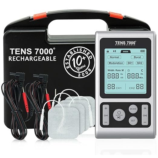 TENS 7000 2nd Edition Digital TENS Unit with Accessories