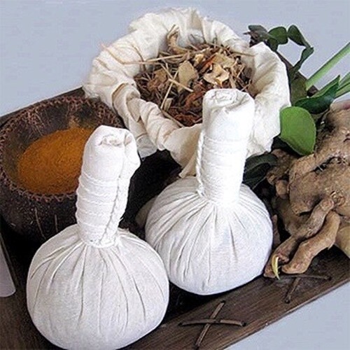 10x Massage Ball Hot Steam Thai Herbal Natural for Body Relax Spa Aroma 200g