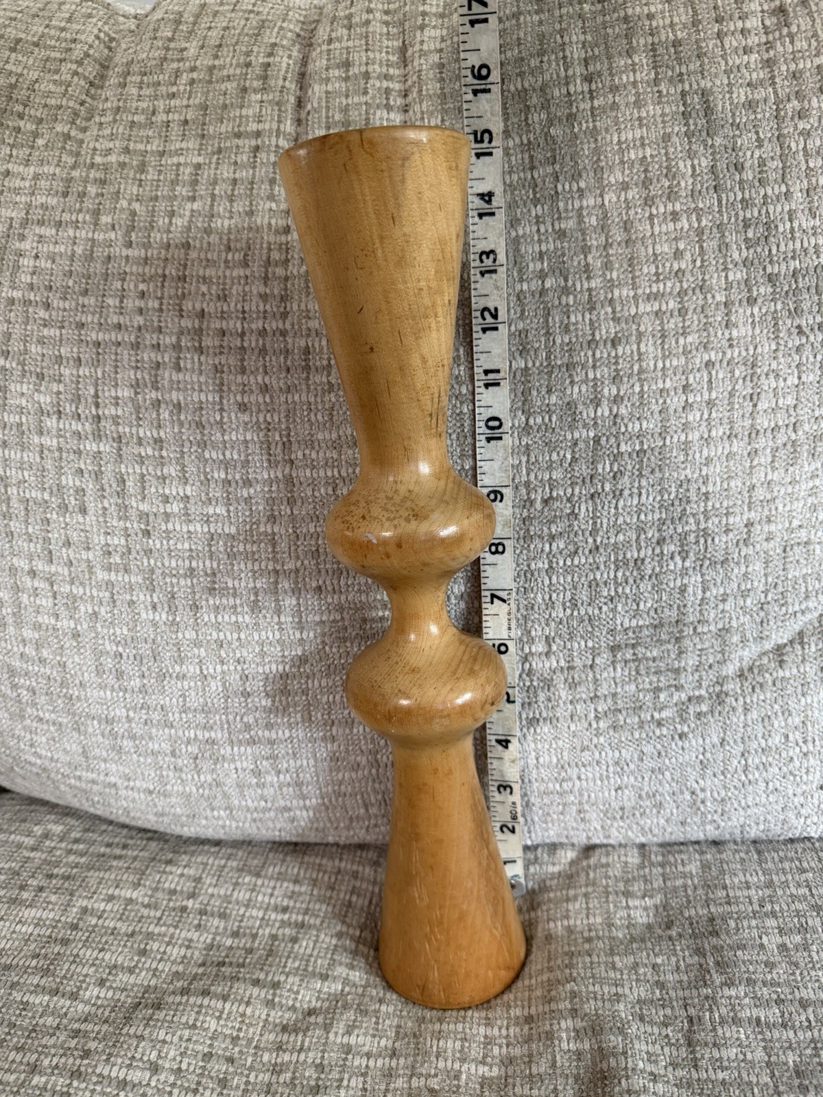 VTG 70s Great Earth Healing MA-Roller Rock Maple Wood Spine Therapy Healer