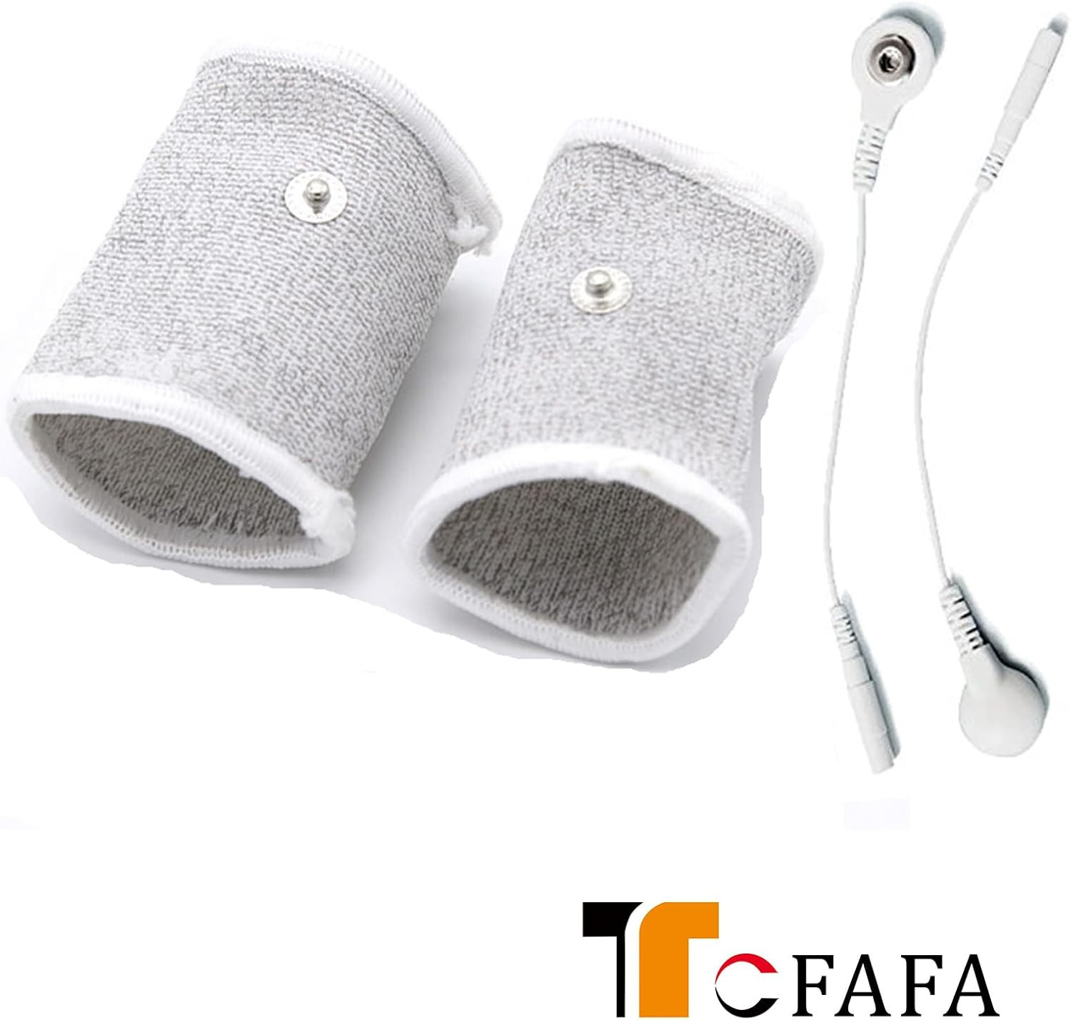 Adjustable Fabric Silver Thread Conductive Loops for TENS Finger Massager