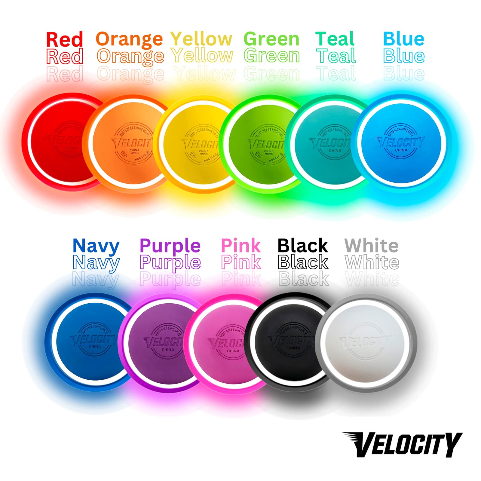 Velocity Practice Lacrosse Balls 1, 2, 3, 6, 12, 18, 24, 36, 60 and 120 Pack…