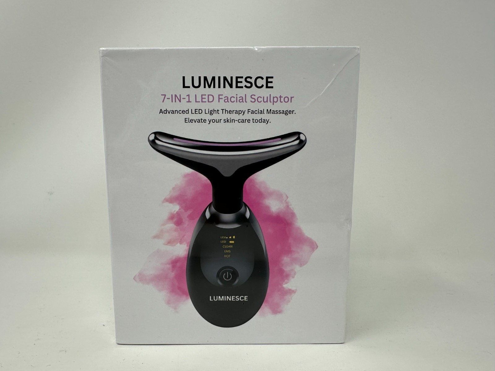 Luminesce 7-in-1 -LED Advance Sculptor Facial Light Therapy and Massager