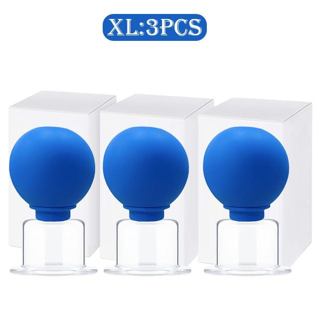 2/3pcs Facial Cupping Cup 1pcs Face Cup Silicone Cupping Massage Vacuum Suction