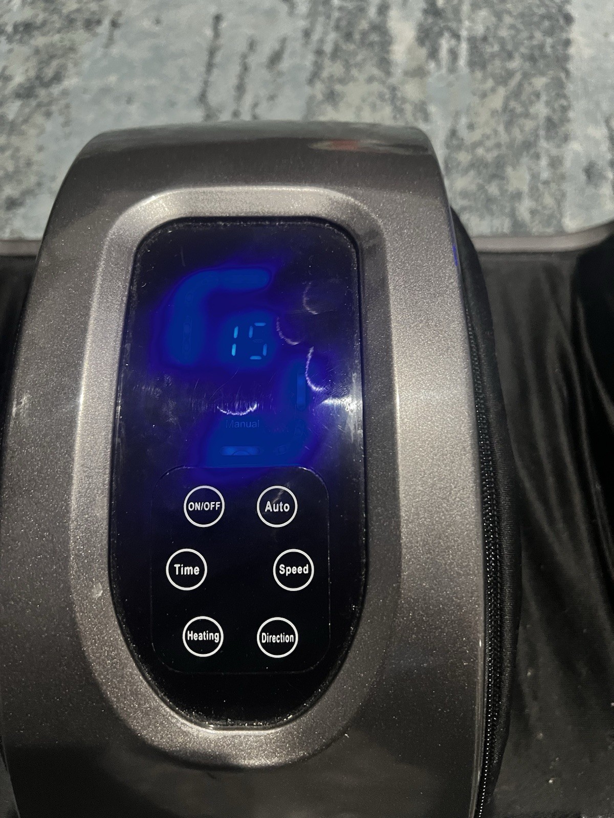 Best Choice Products Foot Massage Machine SKY6002 Gray Heated Speed Timer Auto