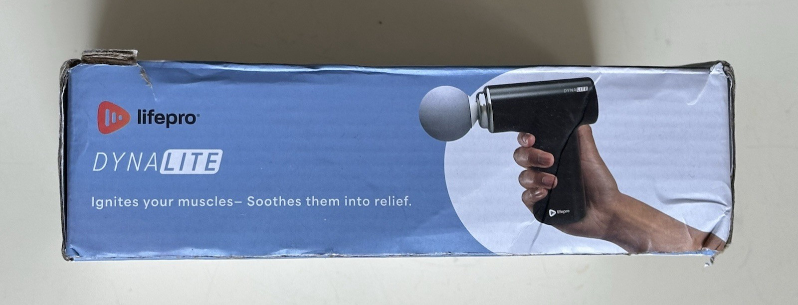 Lifepro Dynamite Massage Gun Portable Relax 4 Massage Heads NEW IN BOX
