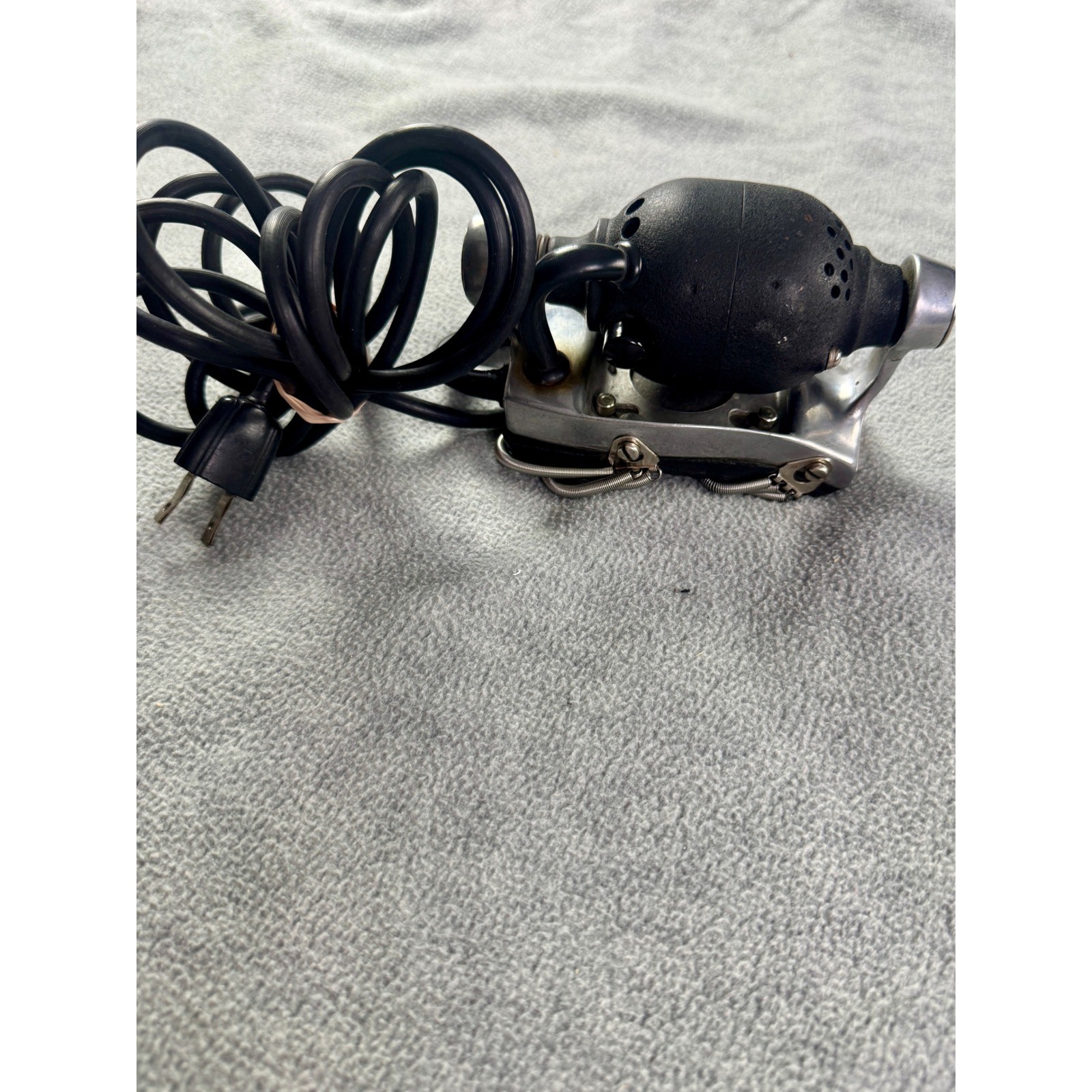 Vintage Oster Stim-U-Lax Junior Model M4 Electric Hand Massager Chrome Black 45W