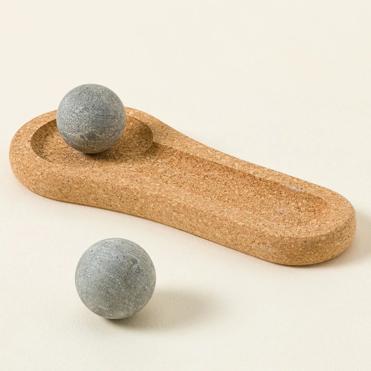 Foot Sole Massage This soapstone and cork foot massage