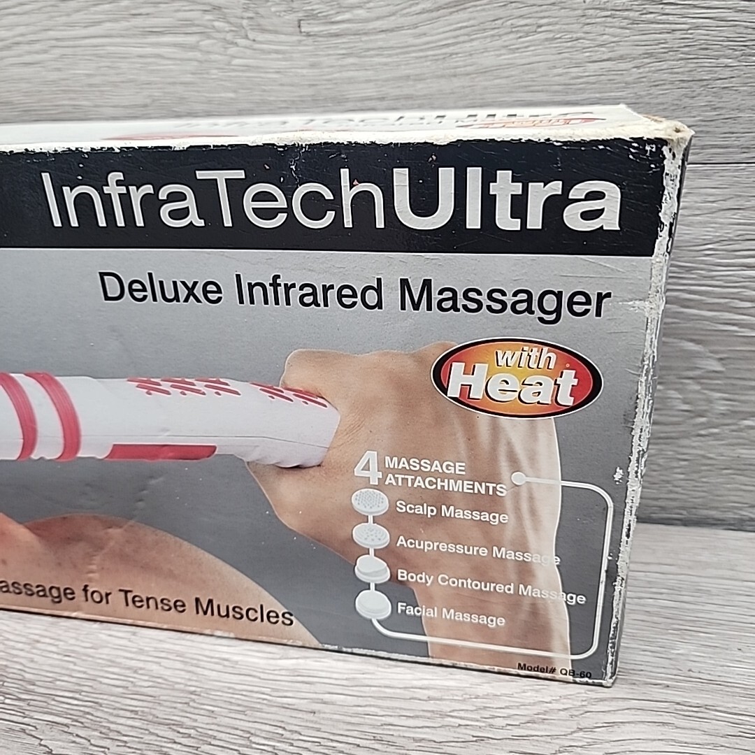 Homedics Infra-tech Ultra Deluxe Infrared Handheld Wand Massager QB-60