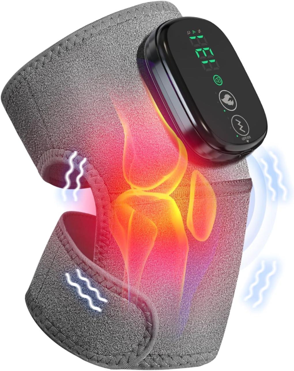 Heated Knee Massager, Foot Massager with Heat, Shoulder Massagers with Heat, Kne