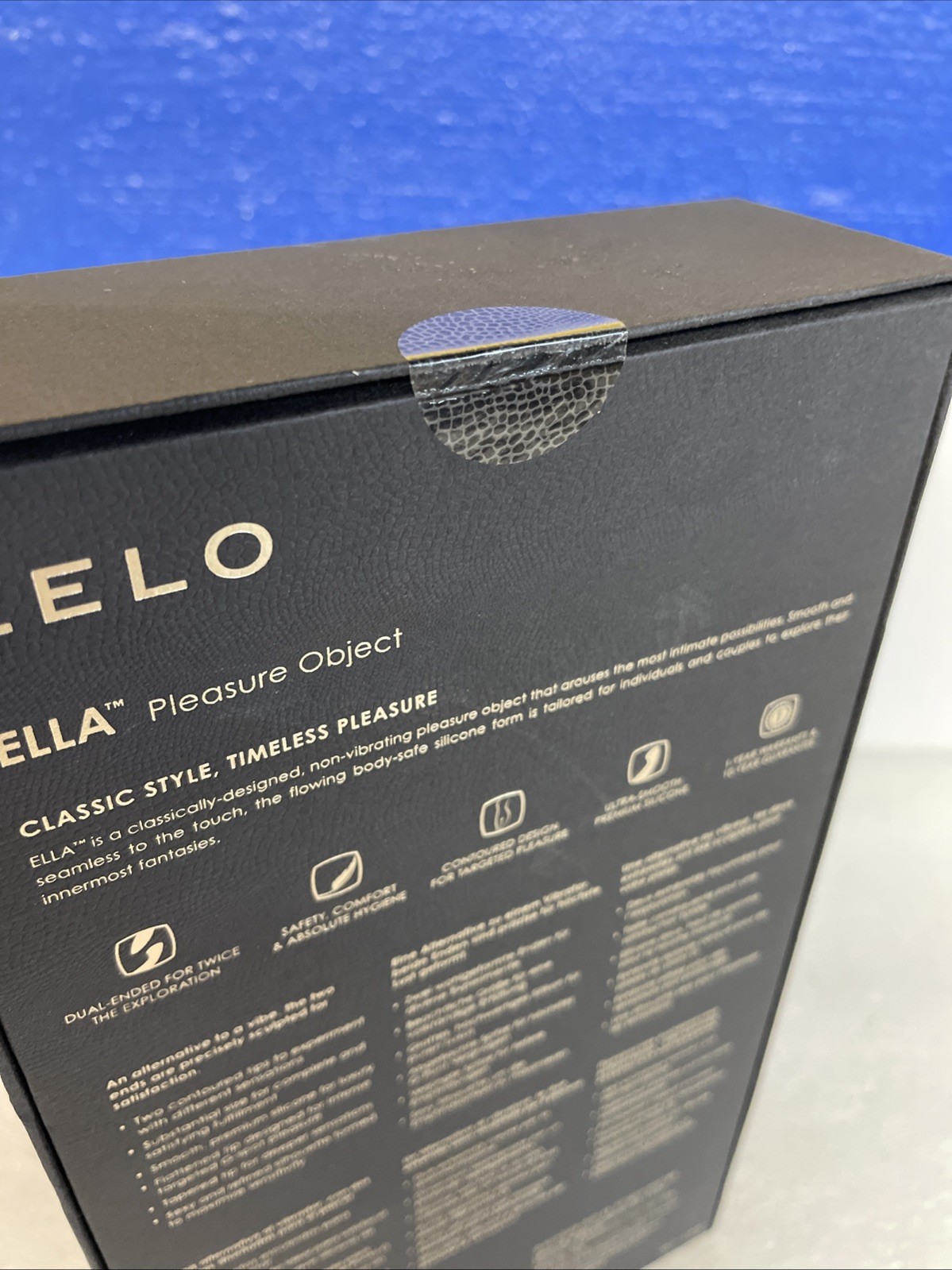 LELO ELLA Pleasure Massager Black New Sealed