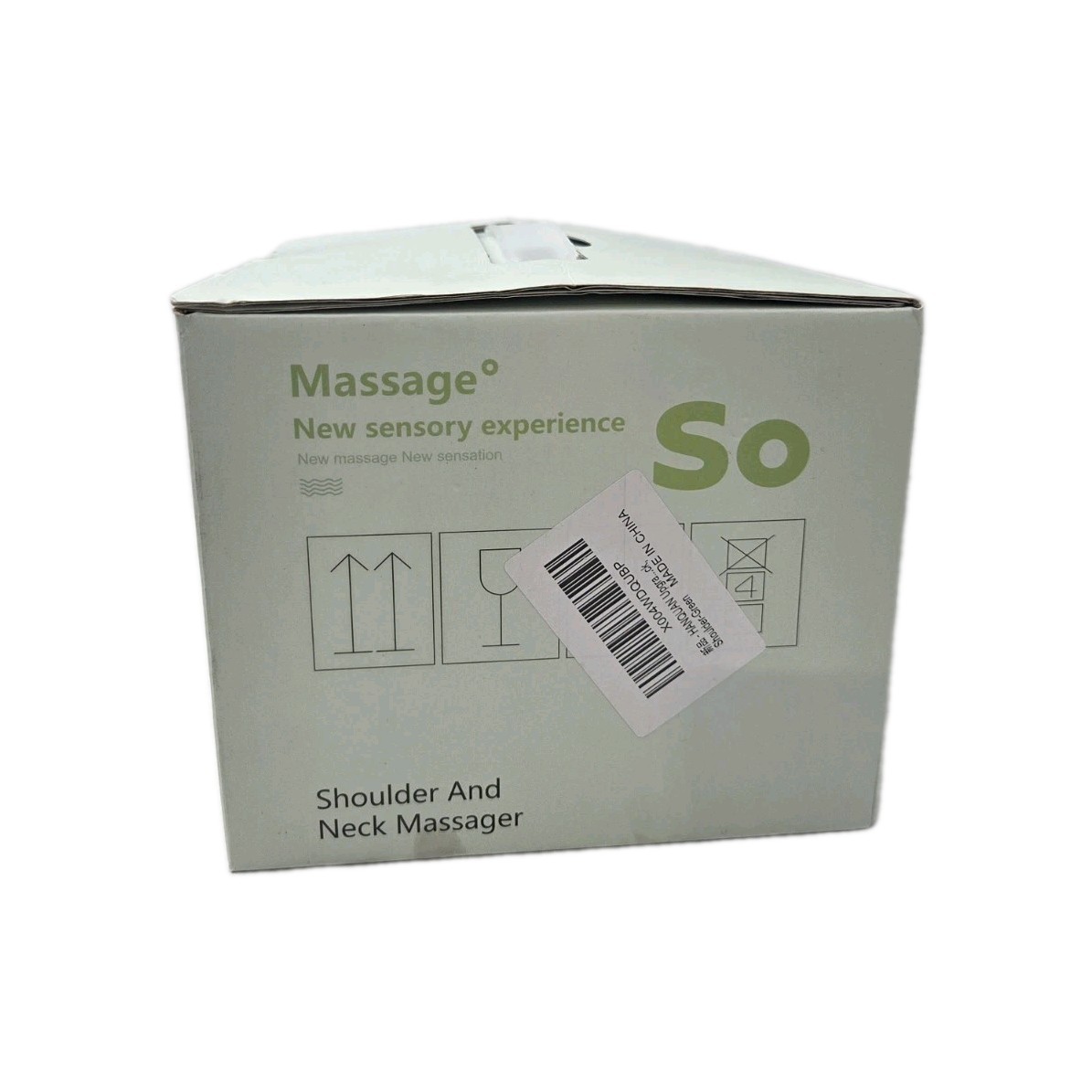 So Shoulder And Neck Massager Heated, Rechargeable, Handheld Green USB Charging