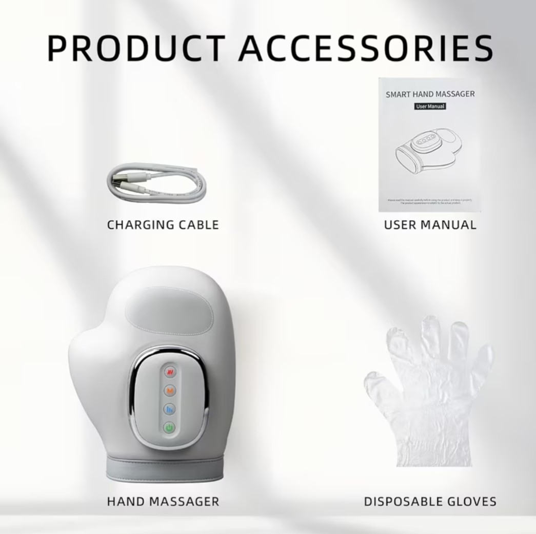 HAND MASSAGER PORTABLE SMART HEATED AIR PRESSURE HAND MASSAGER