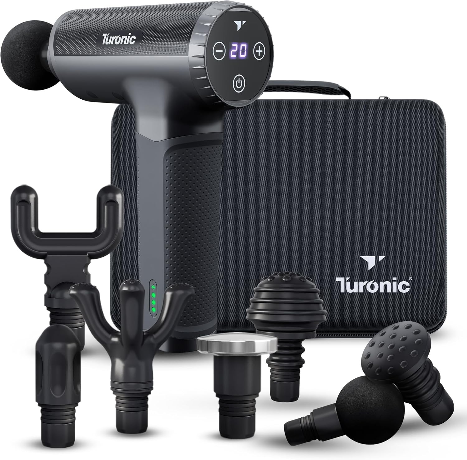 Turonic Professional Handheld Massage Gun – Deep Tissue Percussion Massager