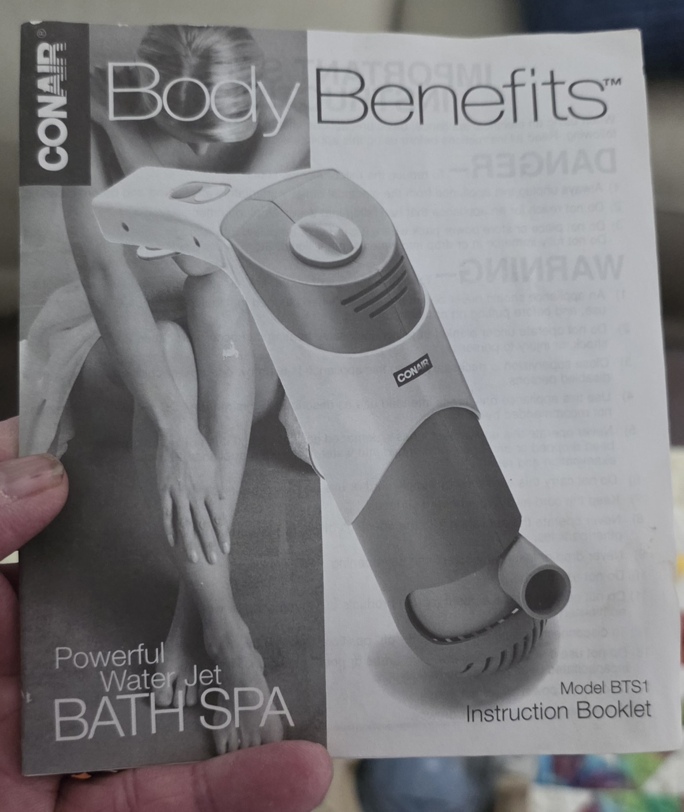 Conair Body Benefits BTS1 Powerful Water Jet Bath Spa *NEW/OPEN BOX*