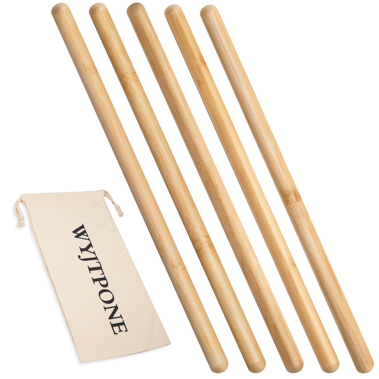 Bamboo Massage Sticks,Guasha Massage Roller Tool for Body Shaping & Relaxing …