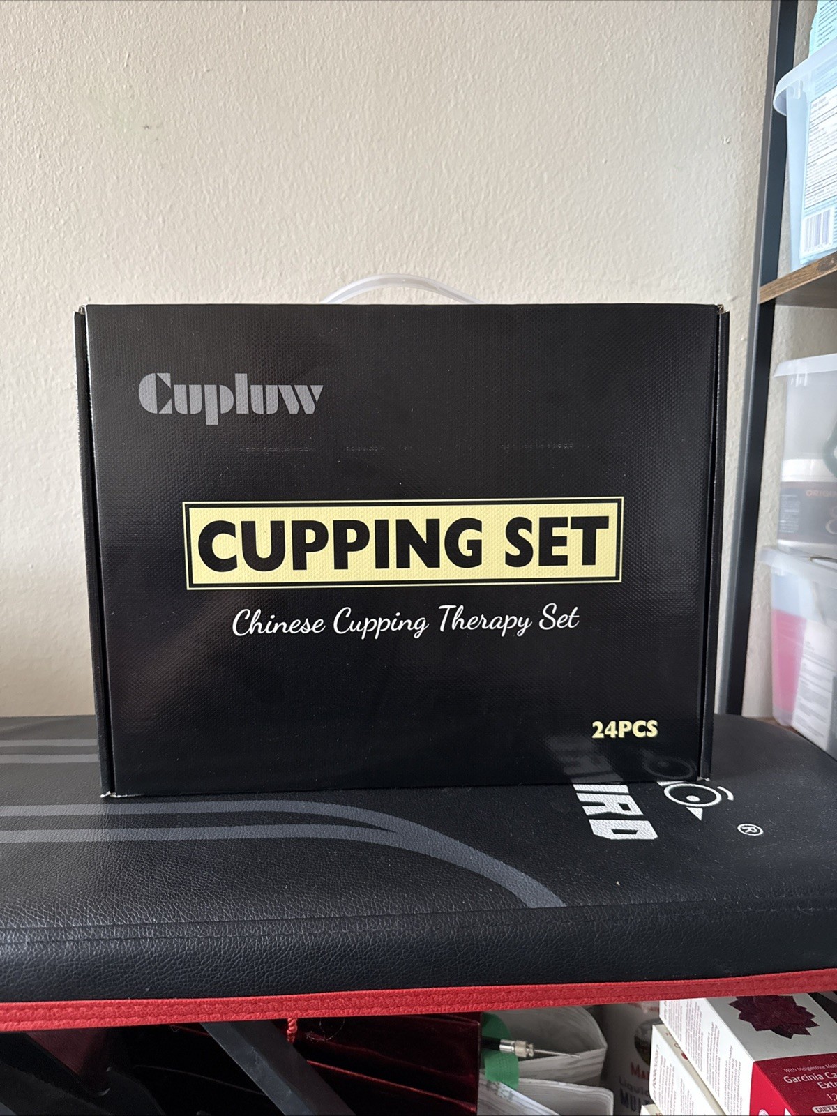 NIB Cupluw Cupping Set, 24 Cups Kit for Massage Therapy, Chinese Cupping Pump