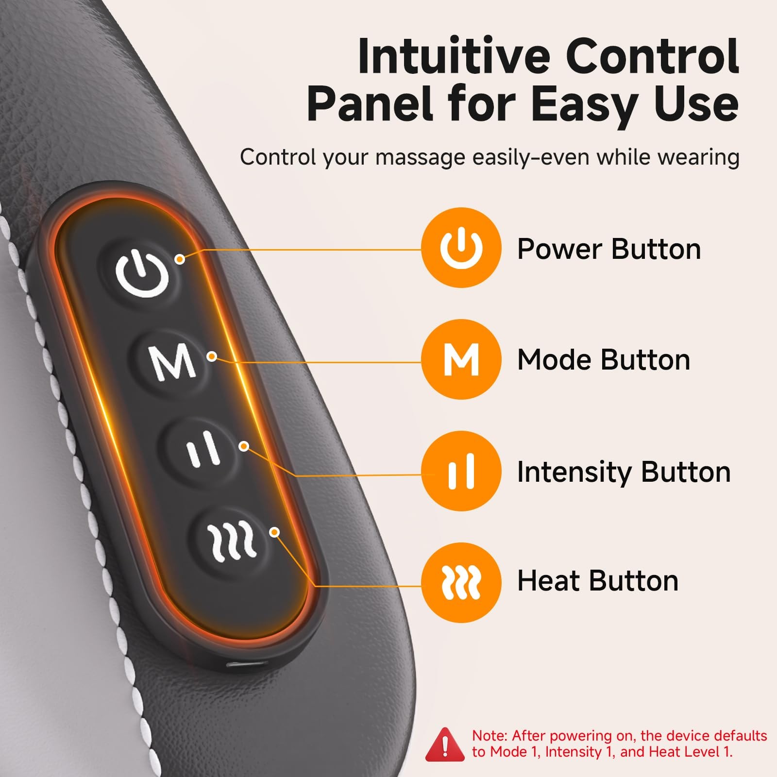 Senluyi Neck Massager for Pain Relief Deep Tissue, Kneading Shiatsu Black