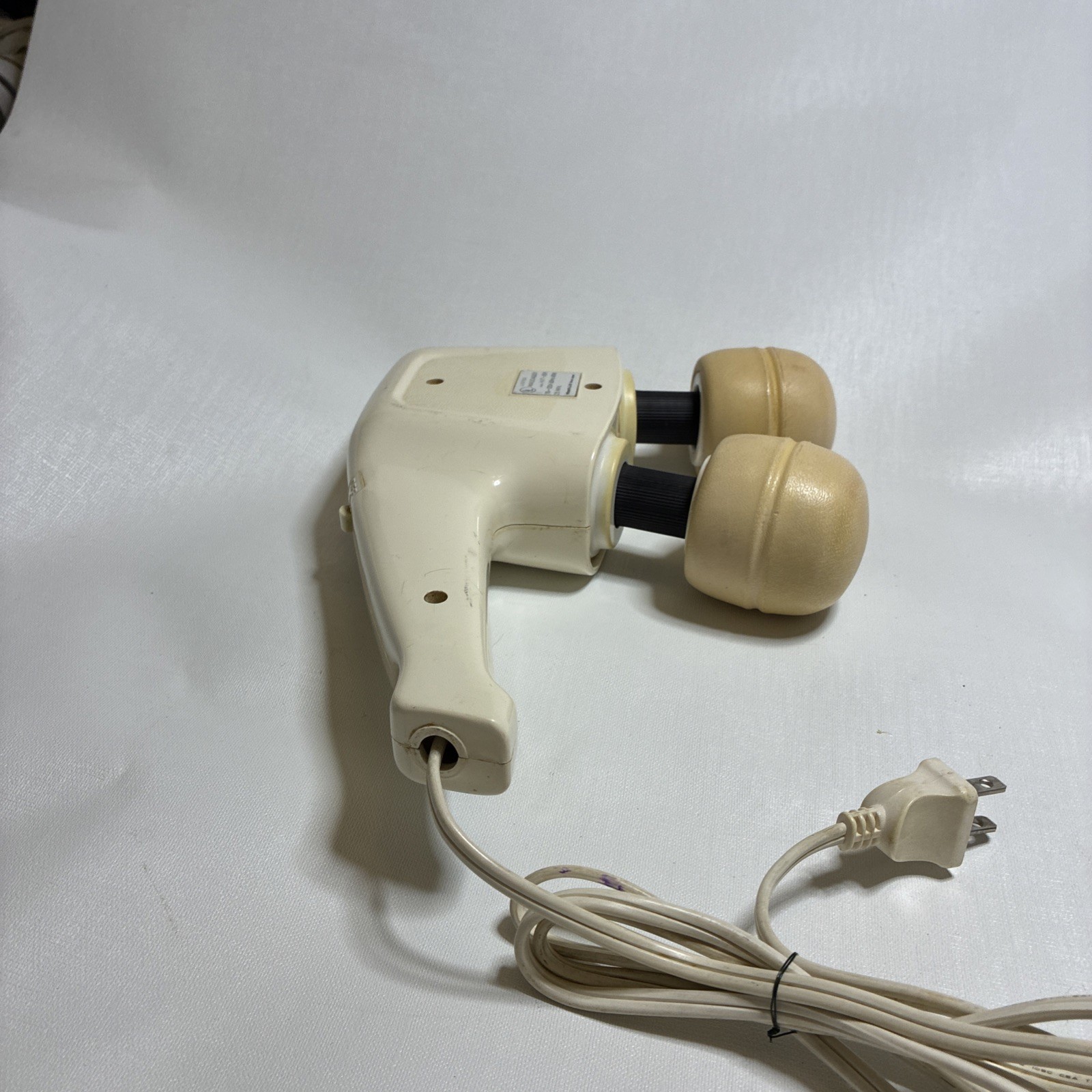 Vintage Hitachi Massager Dual Heads Electric 2 Speed HVT350R Japan Tested