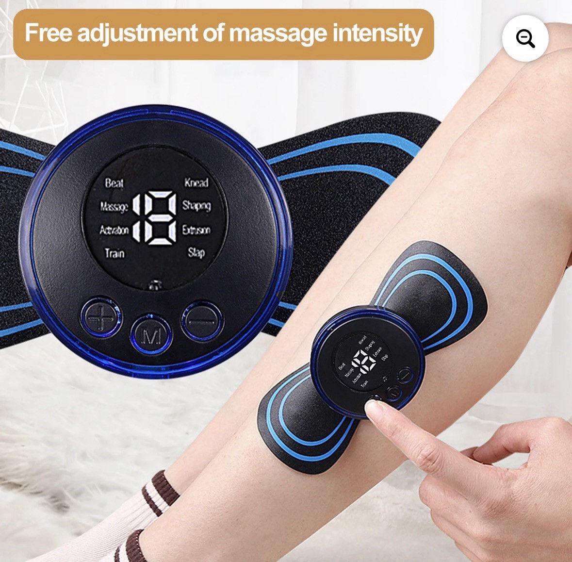 Lot of 2 Portable Mini Electric Massagers – Neck, Back, Body, Muscle Stimulator