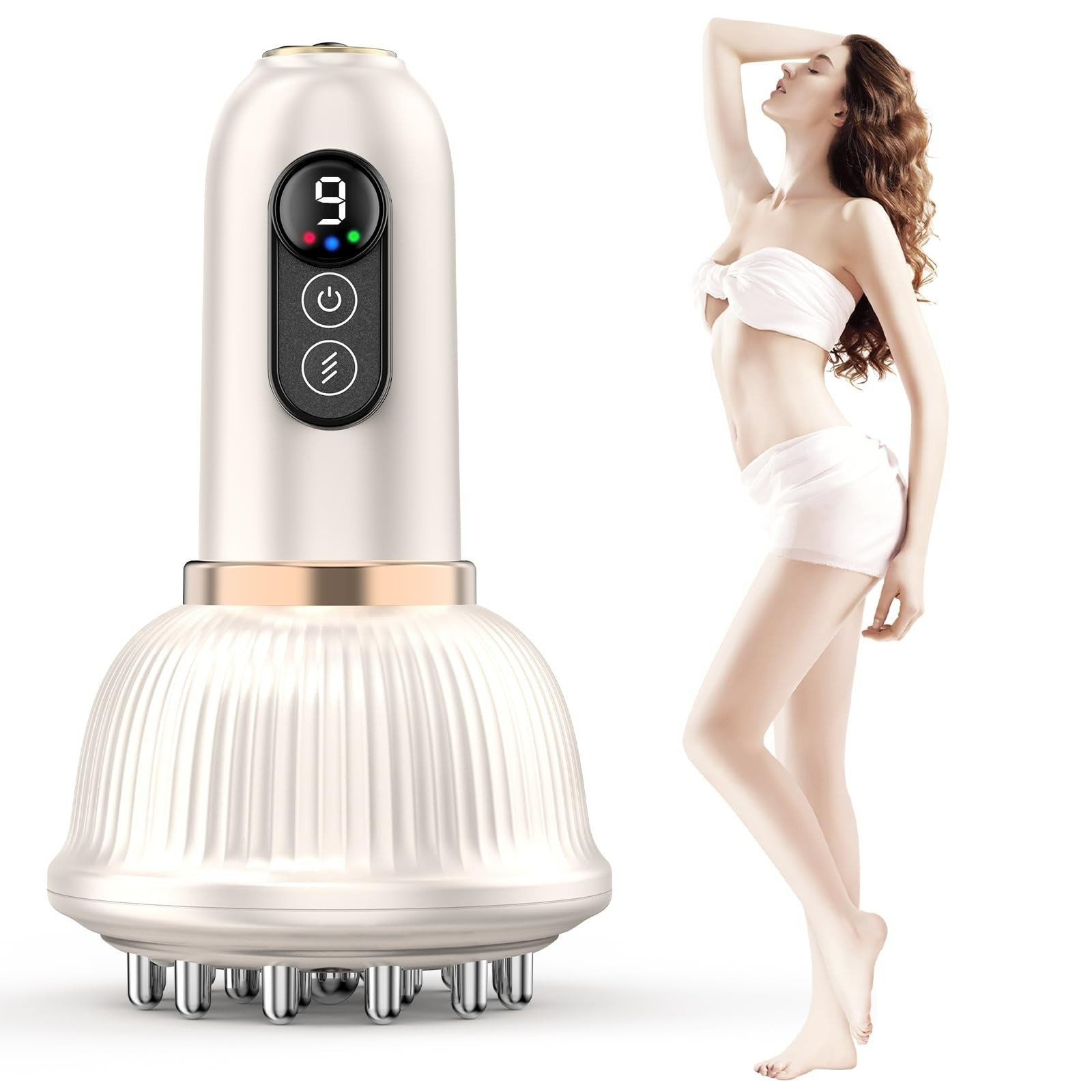 Lymphatic Drainage Massager Anti Cellulite Body Sculpting Tool for Legs Belly