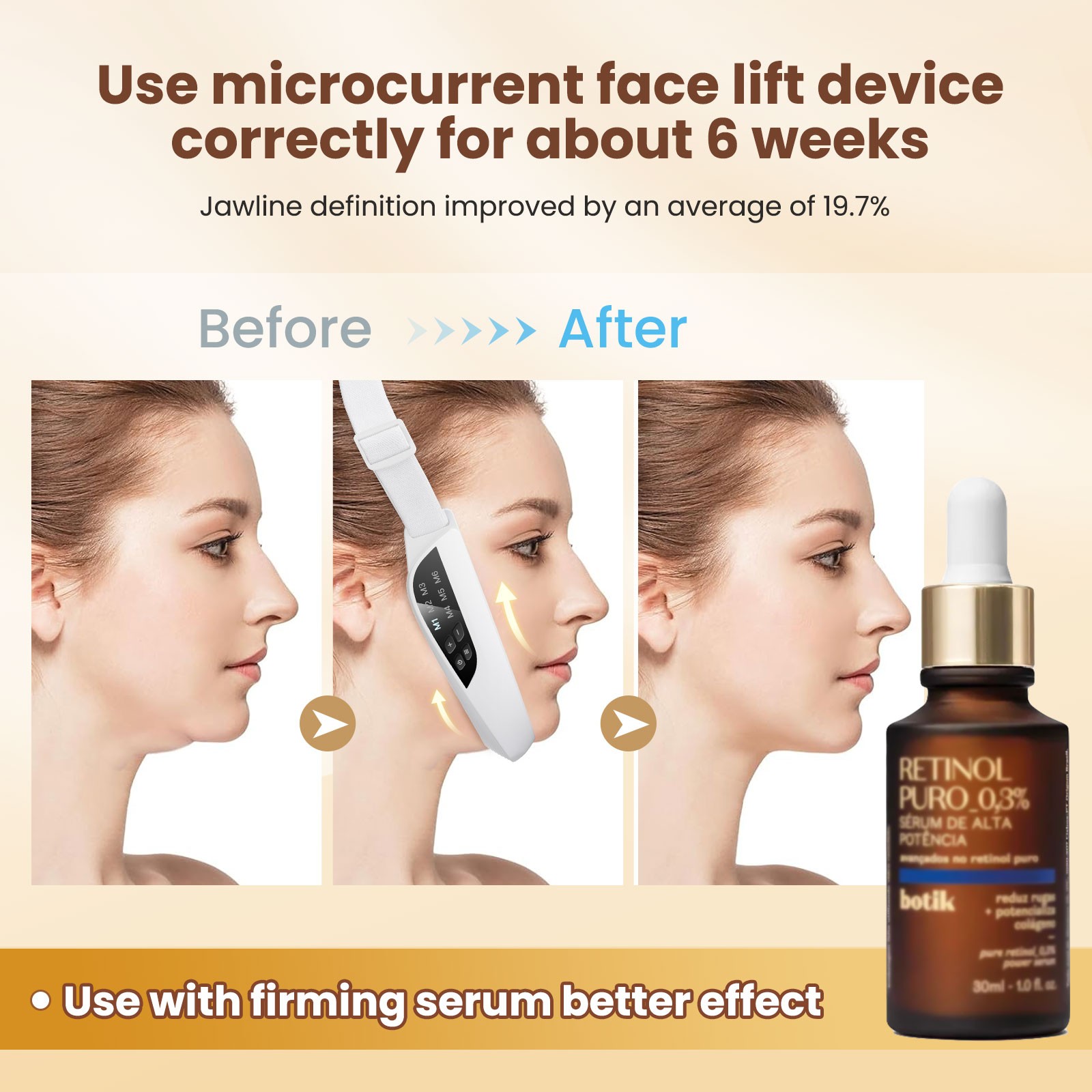 Electric V Face Lifting Device Photon Therapy Double Chin Remove Facial Massager