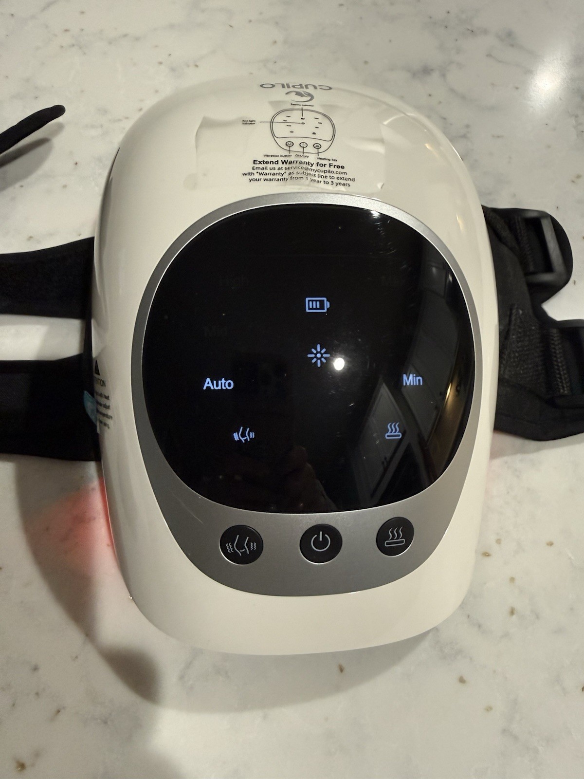 Knee Massager with Heat And Red Light Therapy, No Box, Rechargeable Cordless