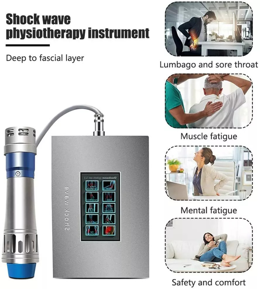 Extracorporeal Shockwave Therapy Machine for Deep Tissue Pain Relief Shock Wave