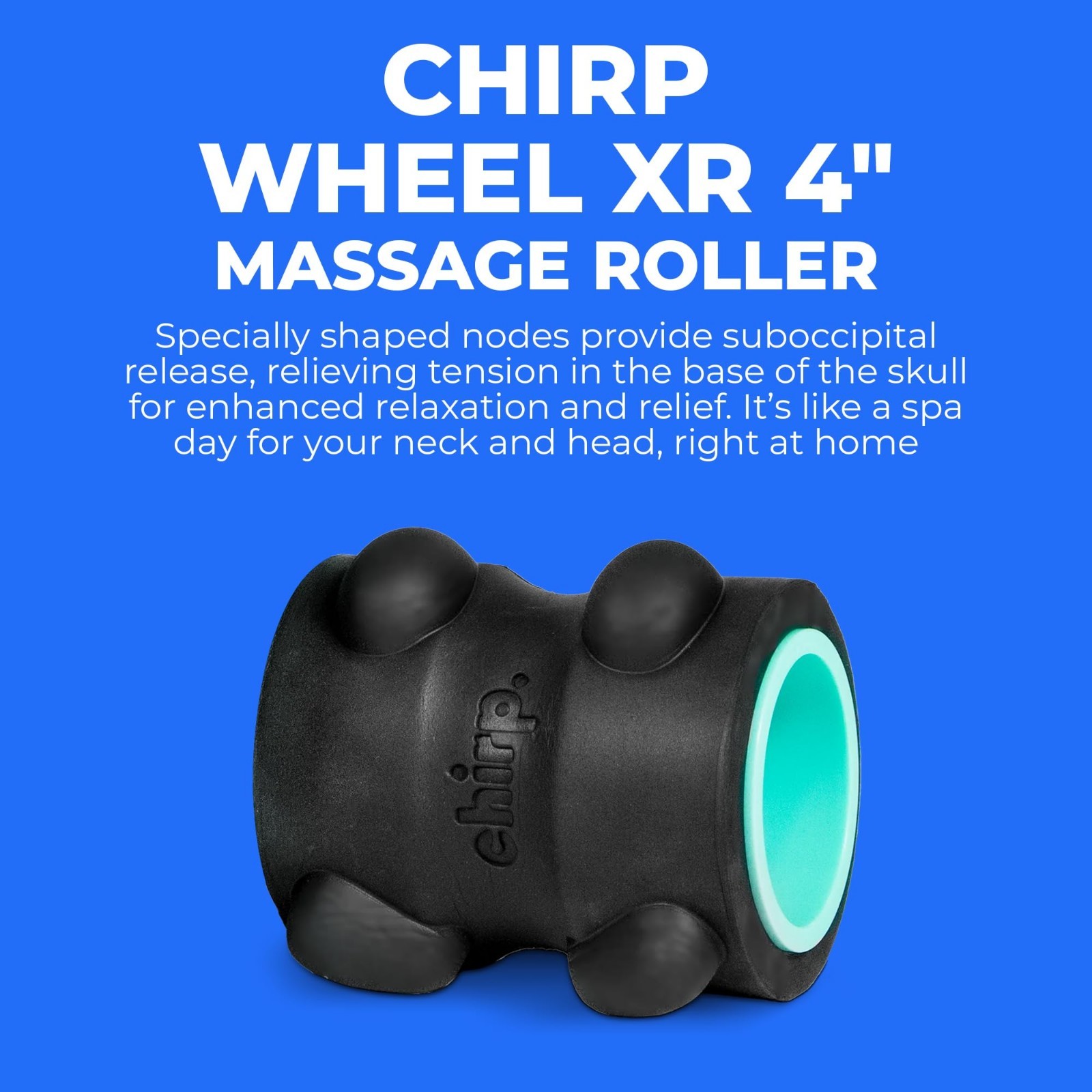 High-Density Foam Massage Roller for Neck & Headache Relief – Spinal Care, 500lb