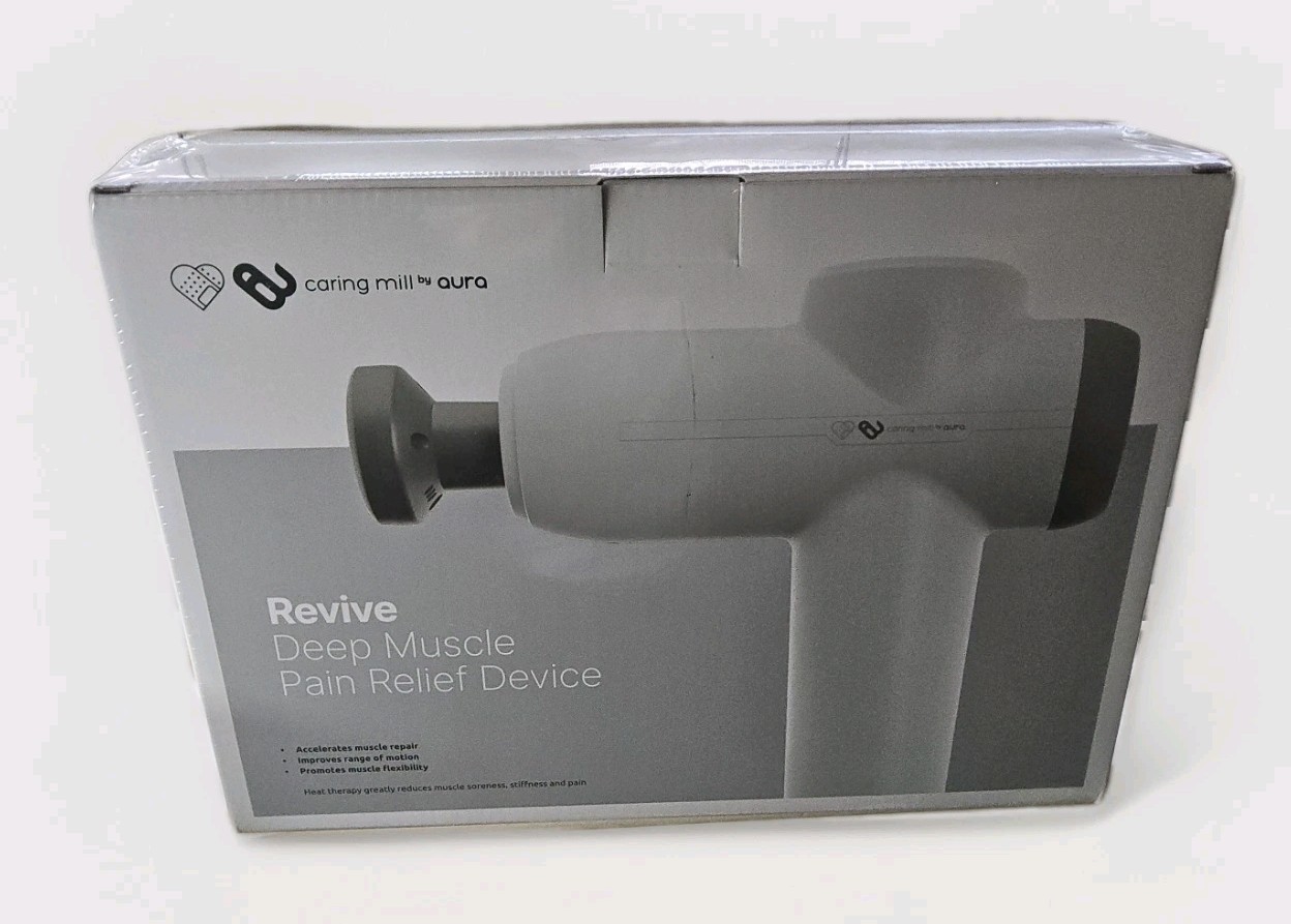 Caring Mill by Aura Revive Deep Muscle Pain Relief Device Infrared Heat AR40 NEW