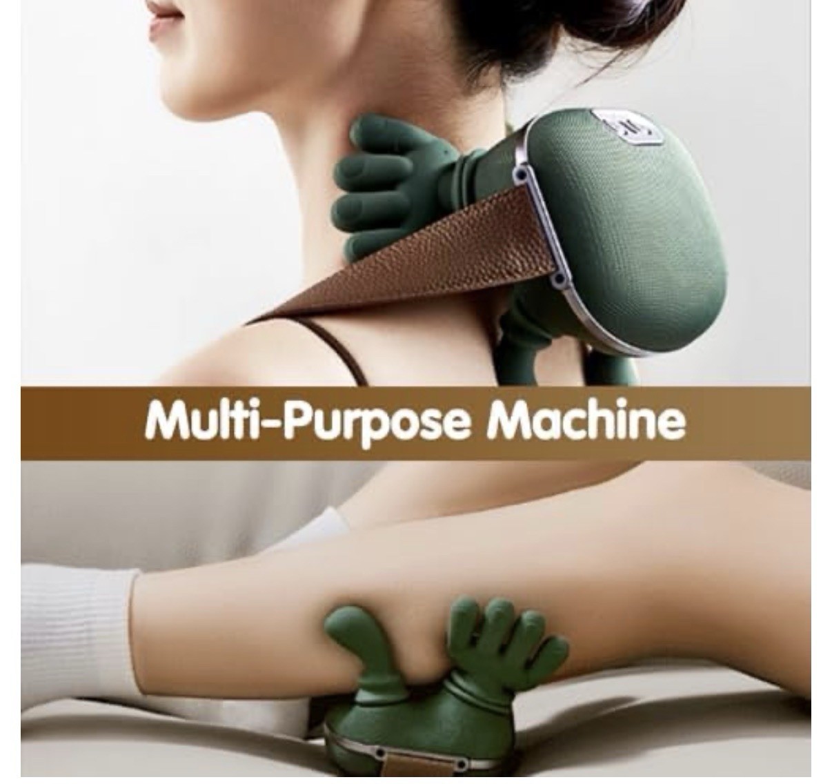 Siasoo Neck Massager With Heat-Wireless Portable Shiatsu Neck and Shoulder