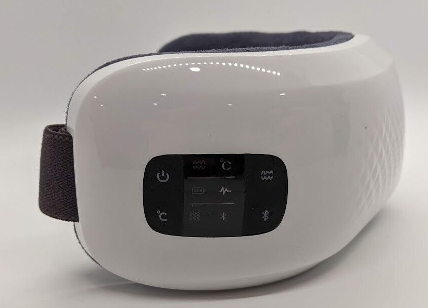 Nager Eye Mask Massager Air Pressure Heating Smart Eye Care (White, YBB-1, 5V)