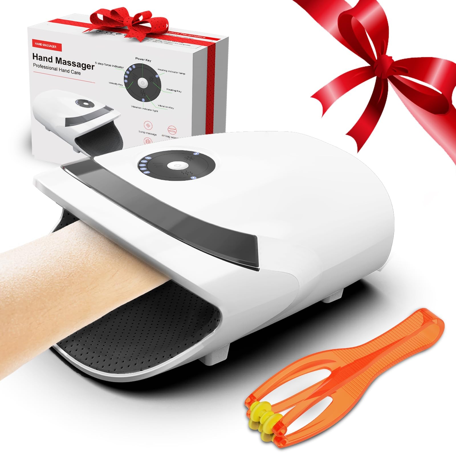 Hand Massager with Compression & Heating,Valentines Day Gifts for Her Him,Ele…