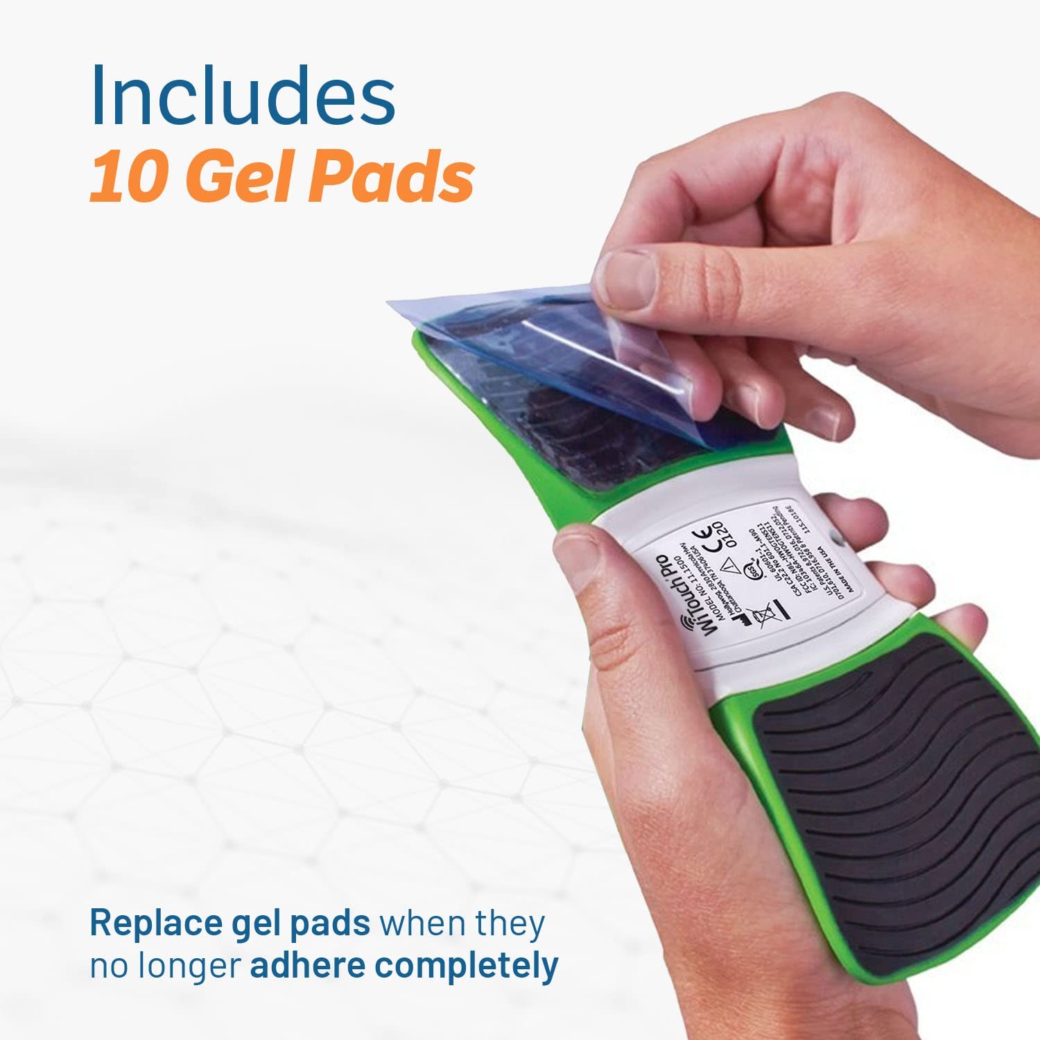 TENS Unit Replacement Gel Pads, WiTouch Pro & Aleve Direct Therapy TENS Pads …