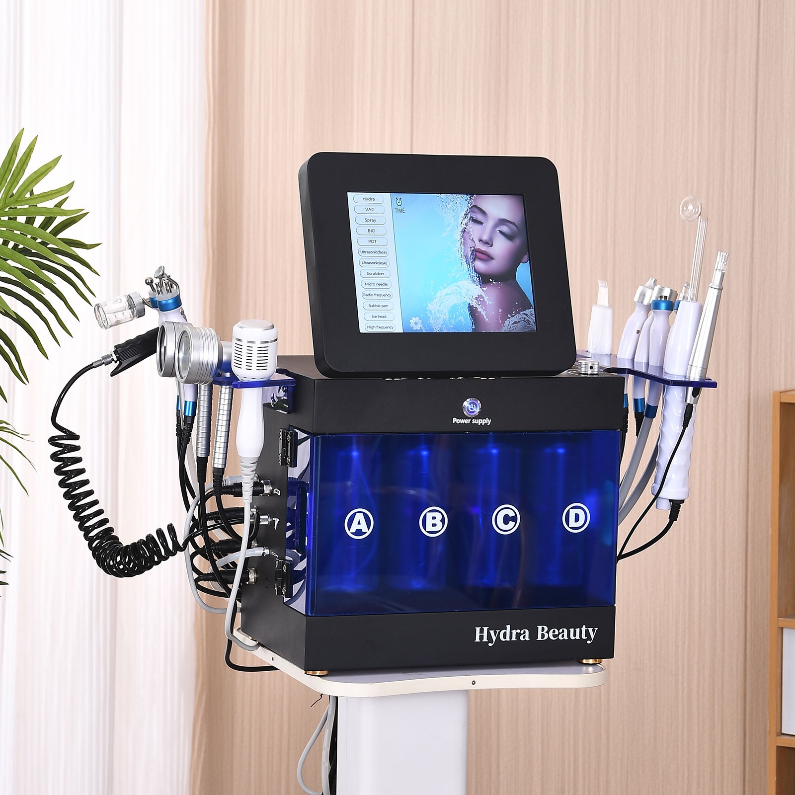 14 in 1 Hydra Dermabrasion Skin Facial Aqua Peeling Hydra Hydrofacial Machine j4