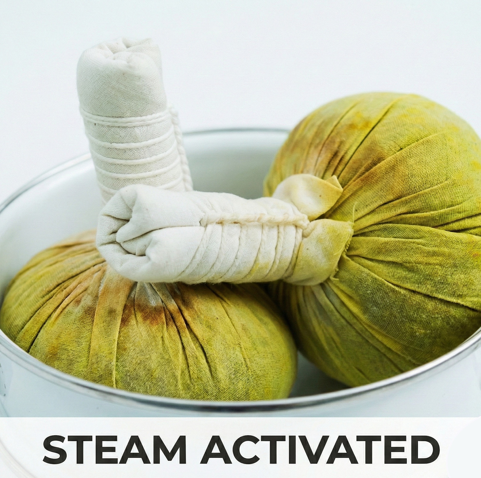 Traditional Thai Herbal Compress Ball | Natural Luk Pra Kob Steam Pack for Face