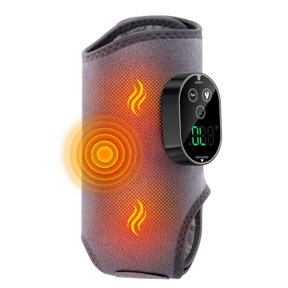 Cordless Foot Ankle Massager Pain Relief with 6 Heat Levels & 3 Vibration Modes
