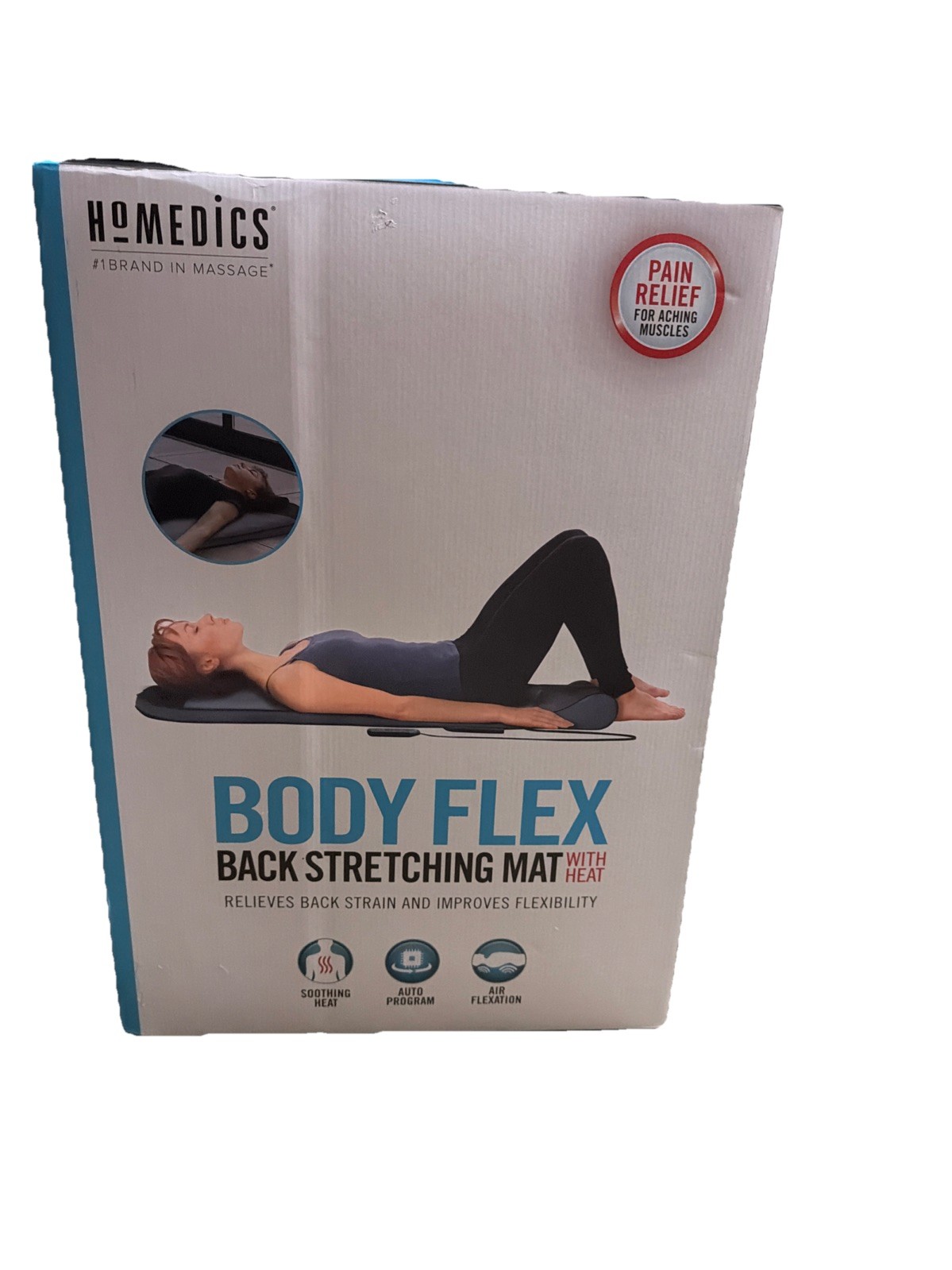 HoMedics Body Flex Mini Stretch Mat with Soothing Heat (READ Description)