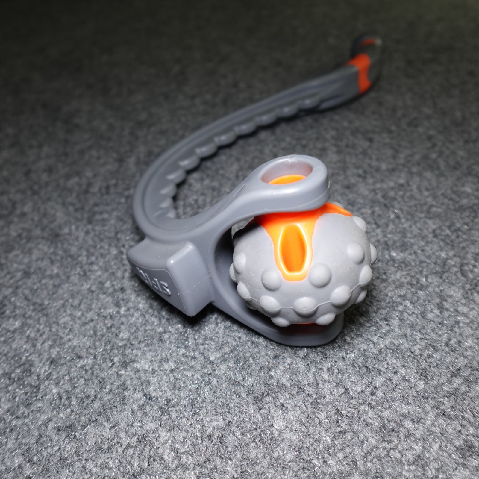 SPRI Mini Pinpoint Body Massager, Grey & Orange, Muscle Roller