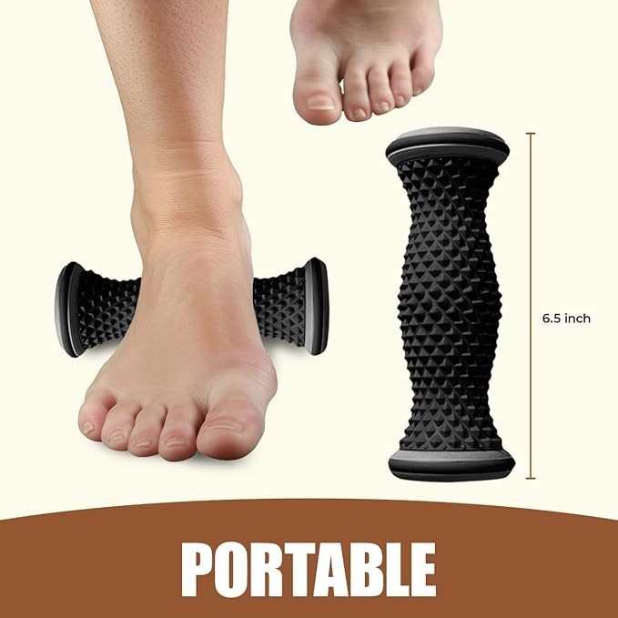 Foot Massager Roller – Portable | Arch & Plantar Fasciitis Relief Tool –