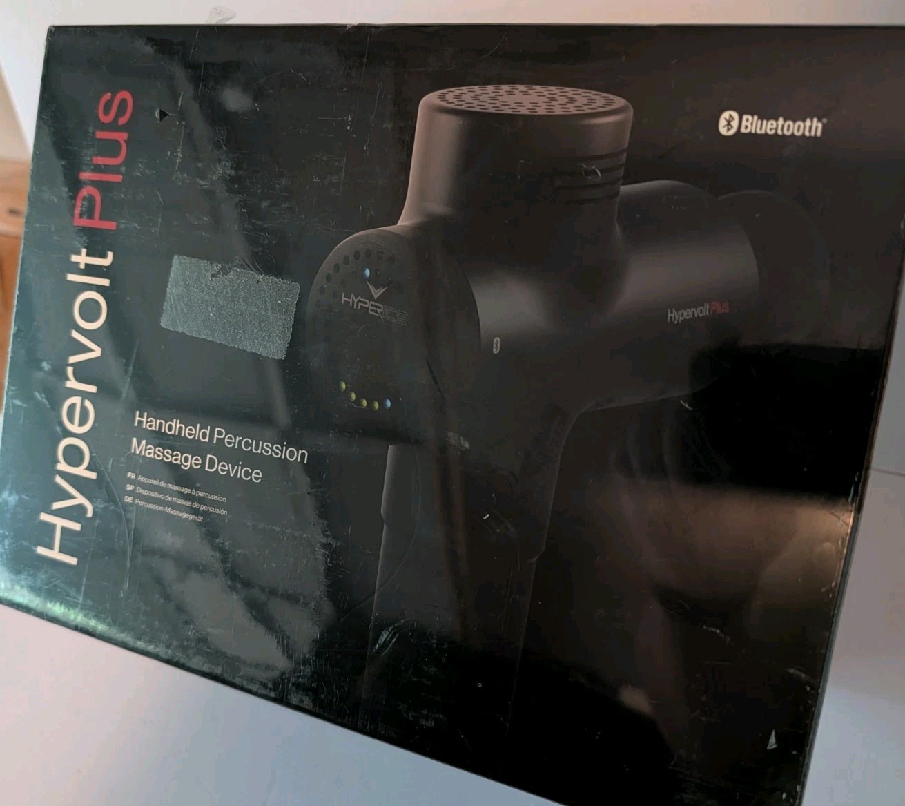 Hyperice Hypervolt Plus Bluetooth Handheld Percussion Massage Device – Black