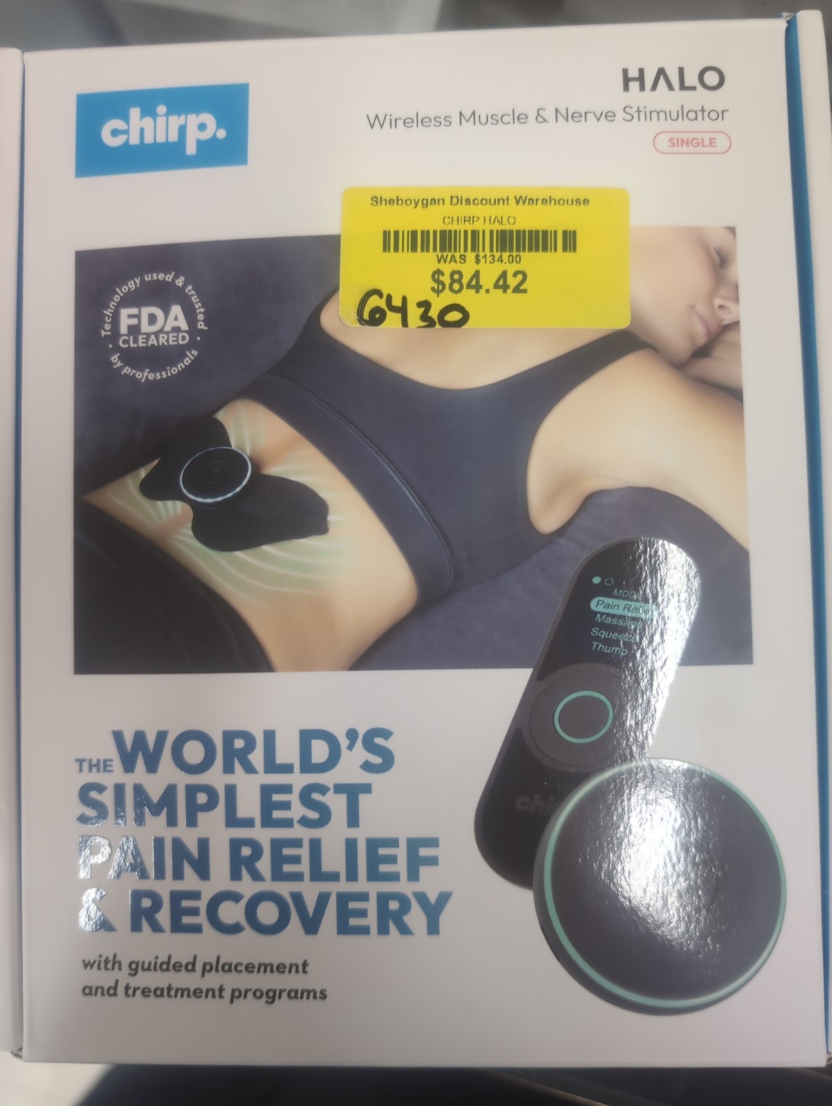 Chirp HALO Wireless Muscle & Nerve Stimulator Single FDA Cleared A24