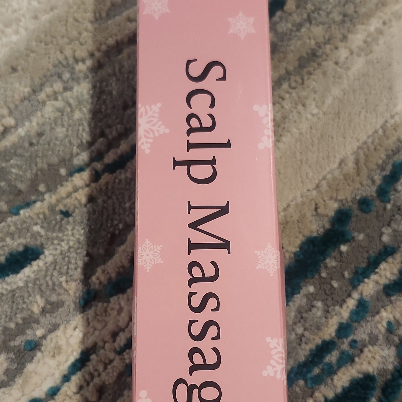 Pink Head & Scalp Massager Handheld Manual Lightweight for Pain Relief