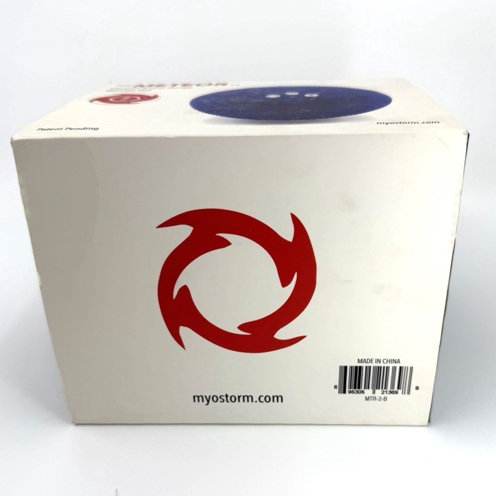 MyoStorm Meteor 2.0 Vibration & Heat Therapy Massage Ball Blue New Open Box