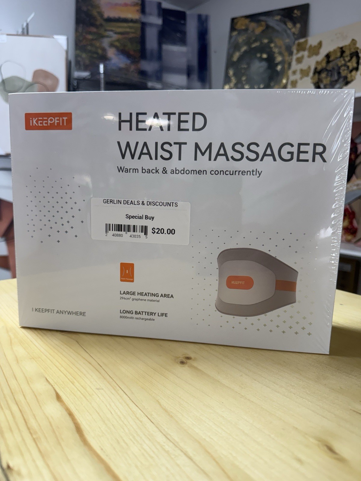 IKeepfit Heated Waist Massager