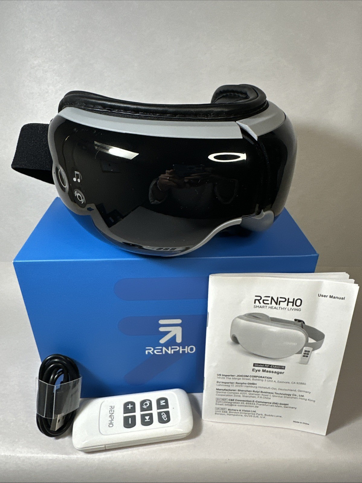 Spa Eye Massager RENPHO Eyeris 1 with Heat Bluetooth Mothers Day Birthday Gifts